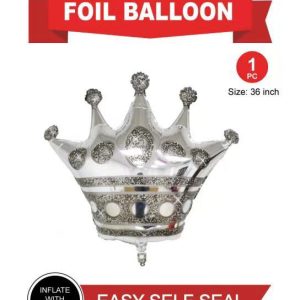 36" CROWN MYLAR SILVER