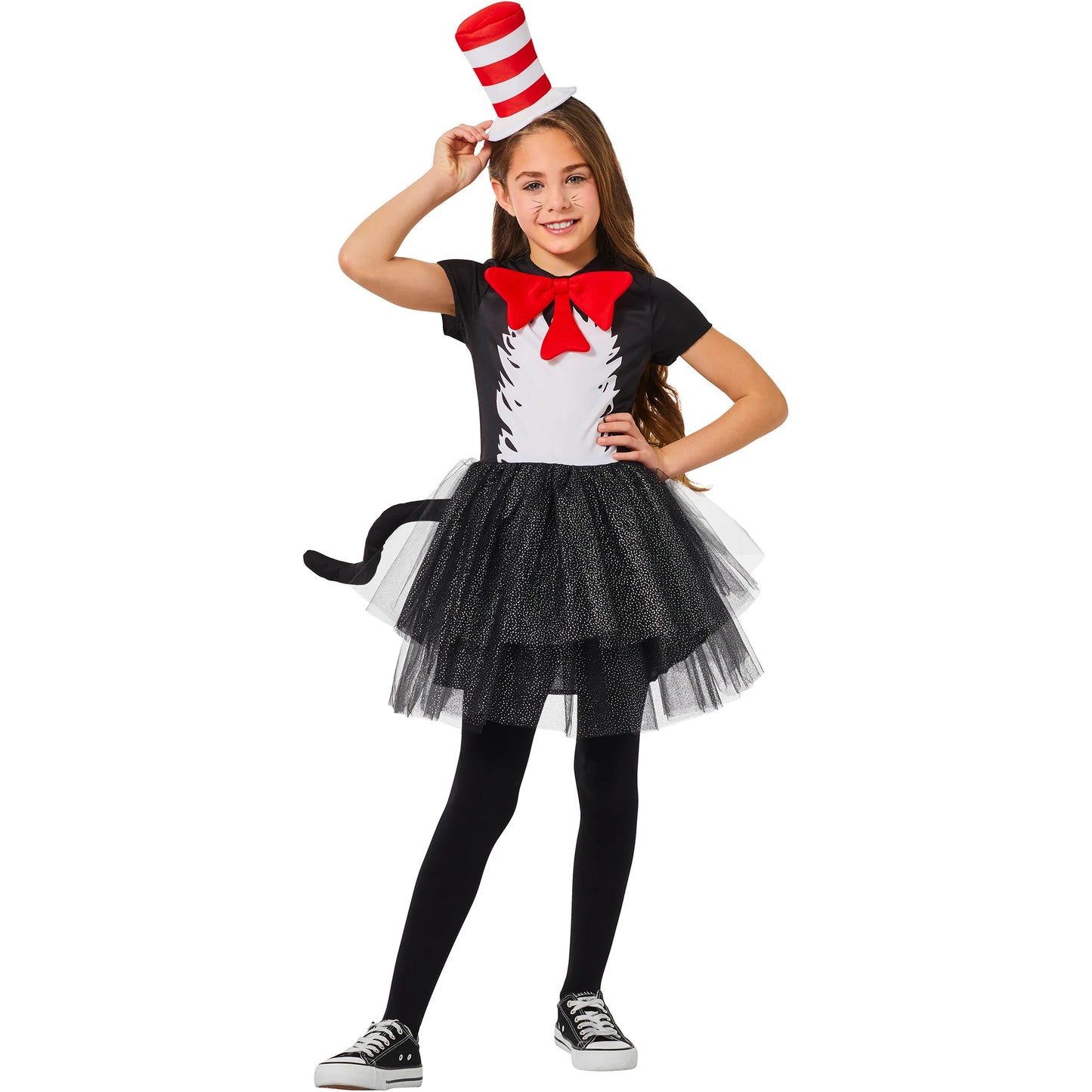 CAT IN THE HAT DRESS CHILD LARGE
