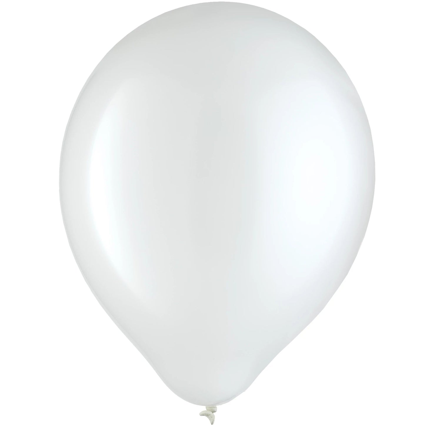 WHITE 12" LATEX BALLOONS 72 CT