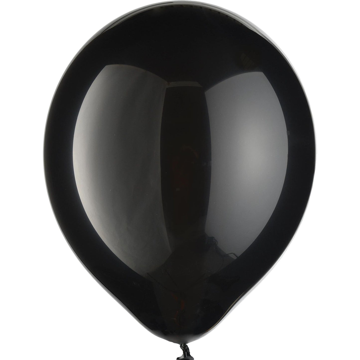 BLACK 12" LATEX BALLOONS 15 CT