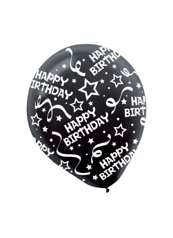 BLACK BDAY CONF 12" LTX BLNS