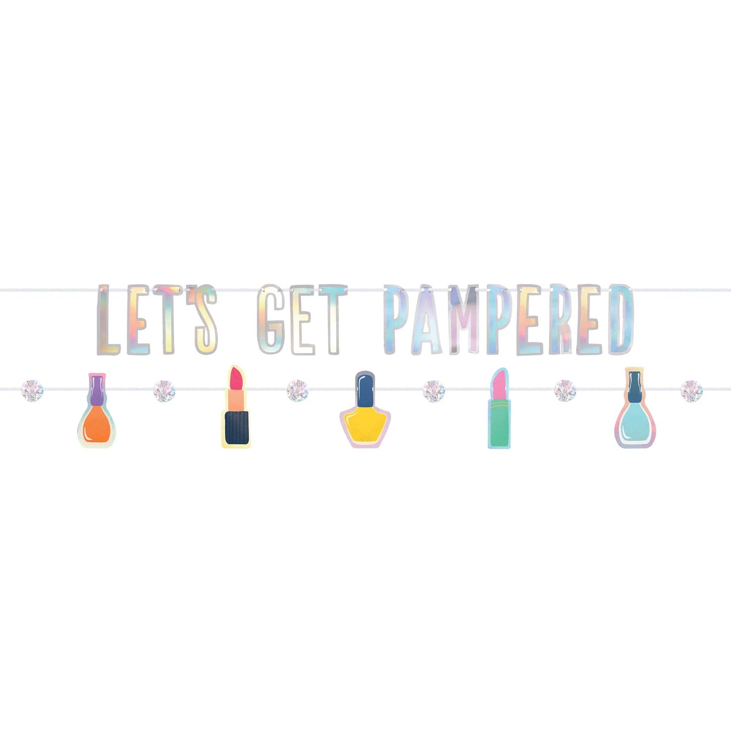 SPA PARTY LETTER BANNER