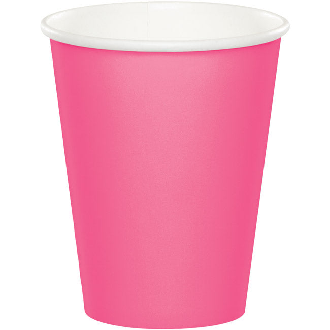 CANDY PINK 9OZ PPR CUPS 24CT
