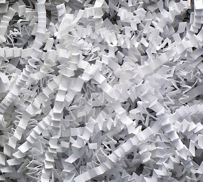 WHITE CRINKLE CUT SHRED 8OZ BAG