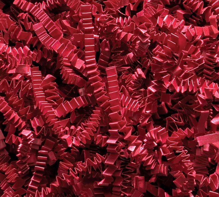 RED CRINKLE CUT SHRED 8OZ BAG
