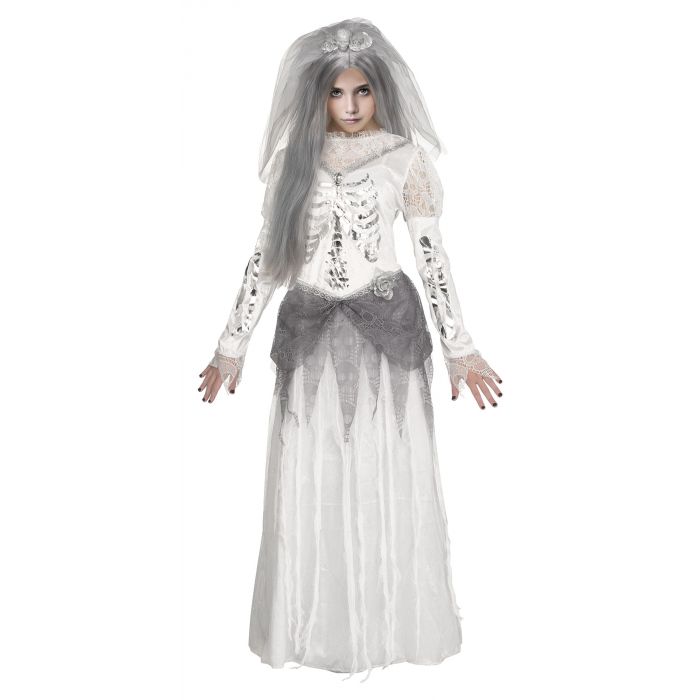 GHOSTLY BRIDE CHILD MEDIUM COSTUME