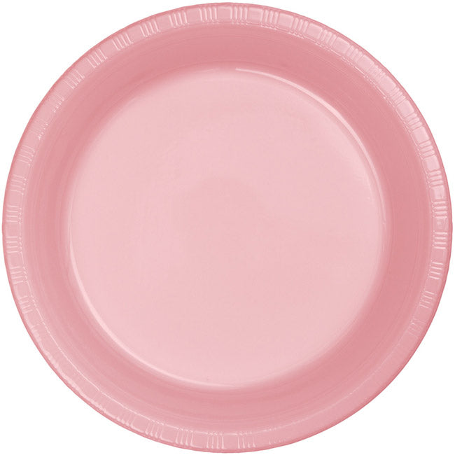 CLASSIC PINK 10" PLASTIC PLATES