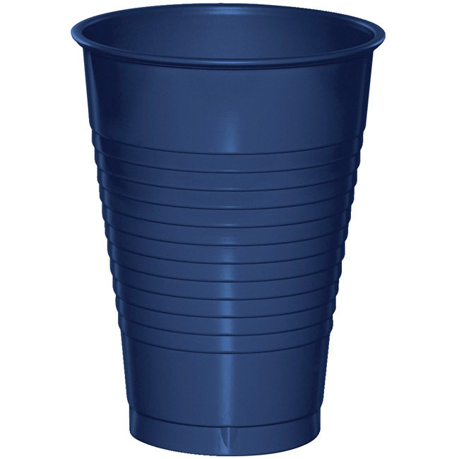 NAVY 16OZ PL CUPS 20CT