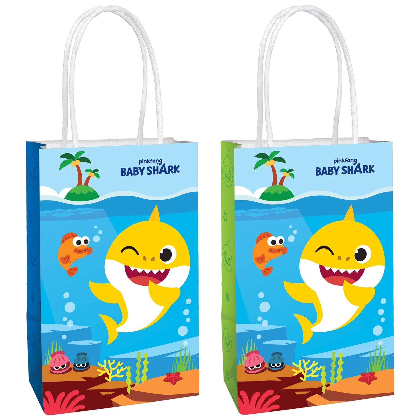 BABY SHARK KRAFT BAGS