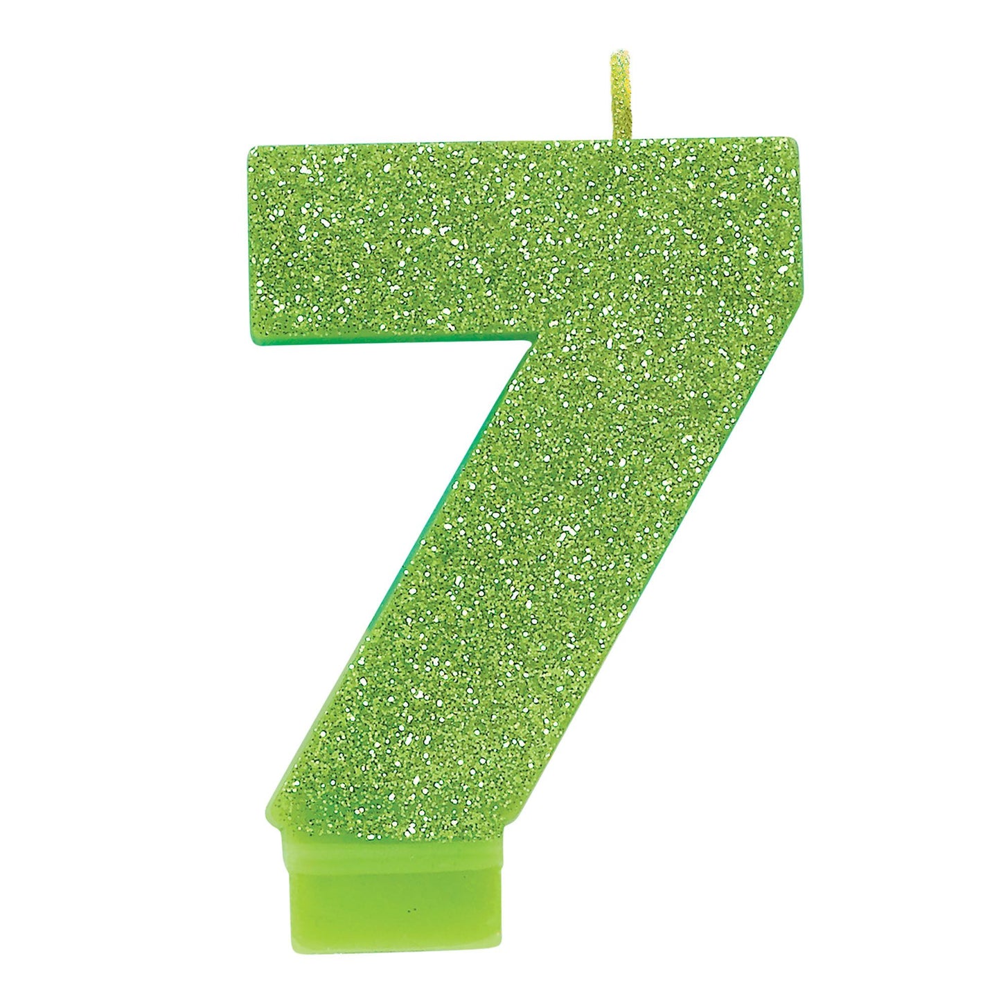 GLITTER CANDLE #7 KIWI