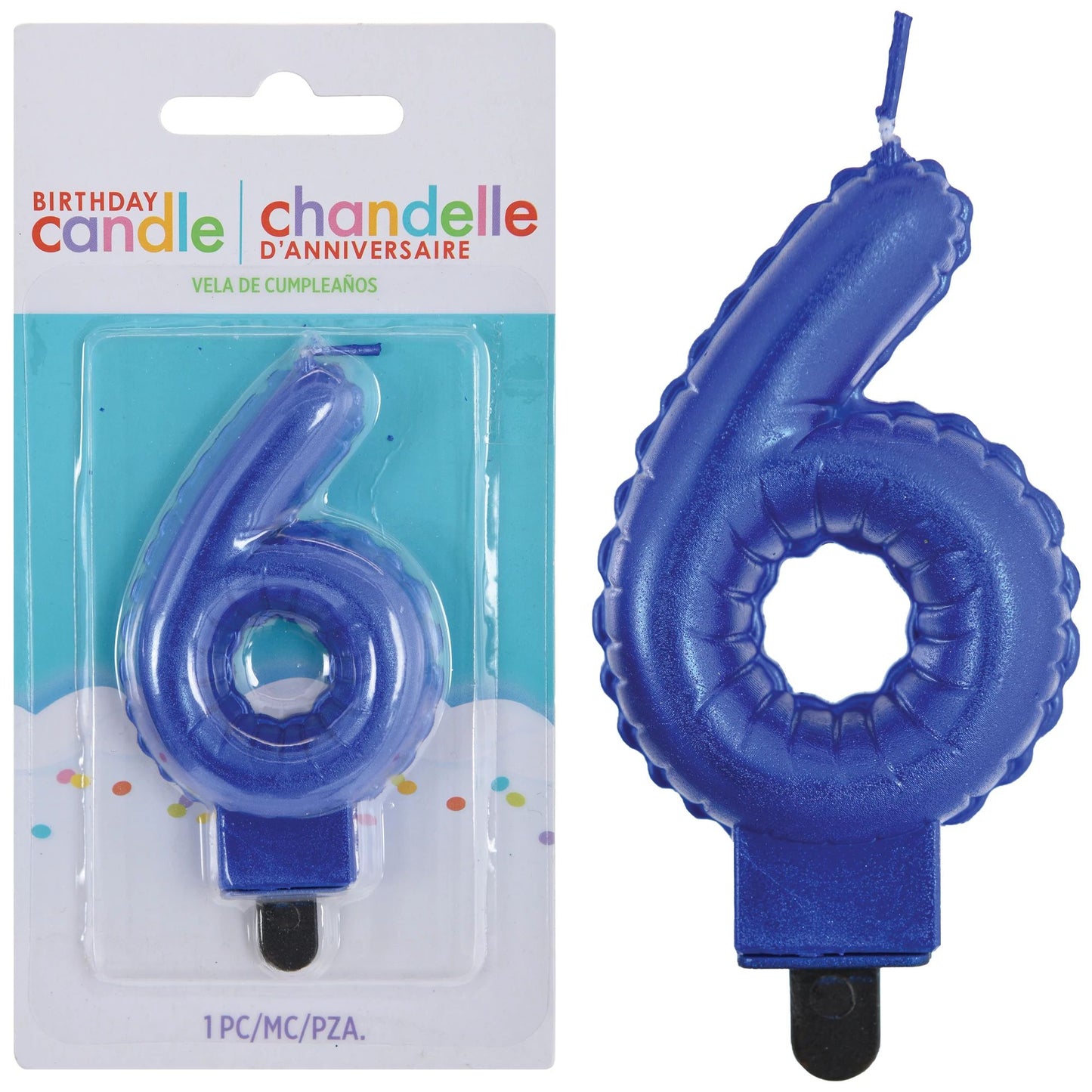 ROYAL BLUE CANDLE # 6
