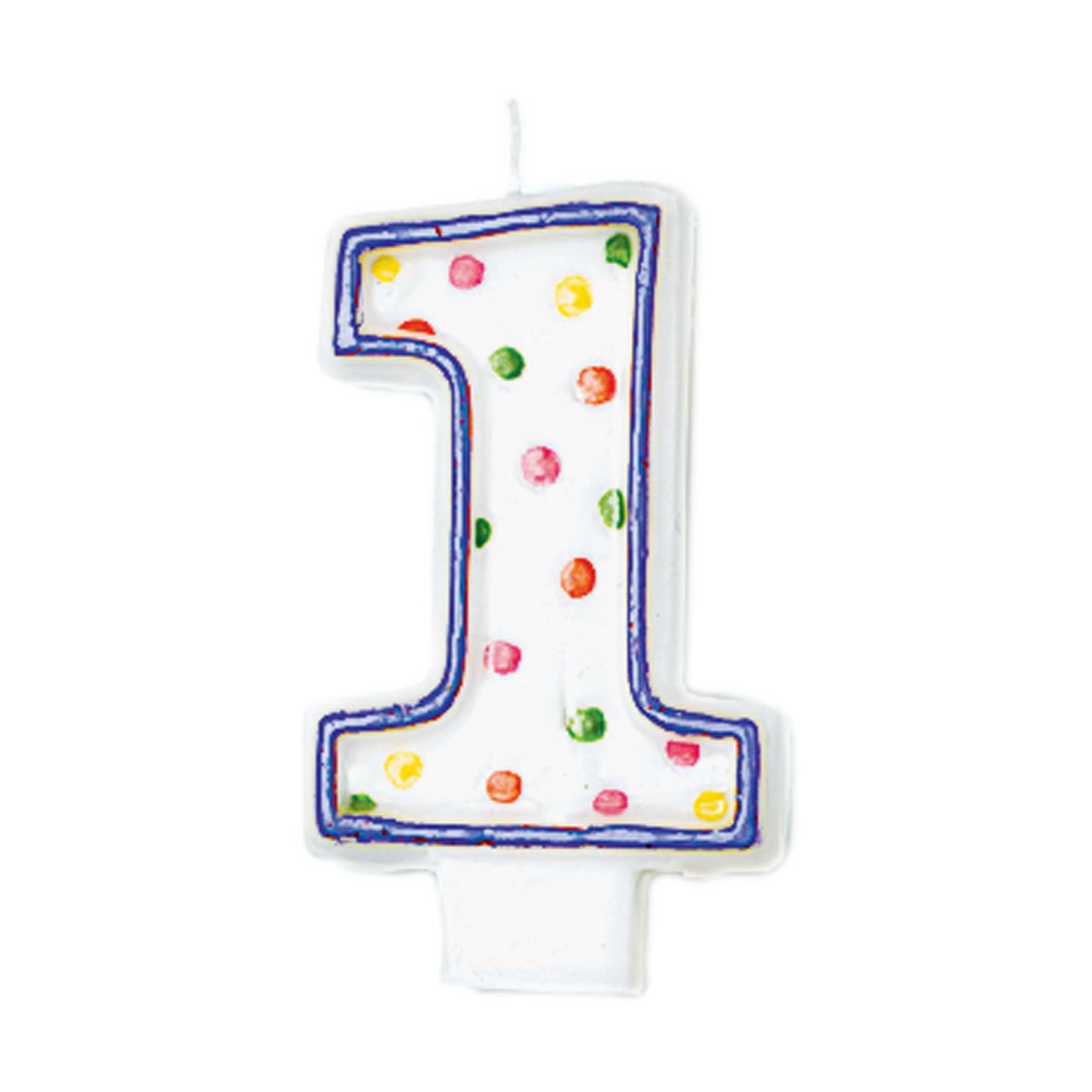 POLKA DOTS BIRTHDAY CANDLE #1
