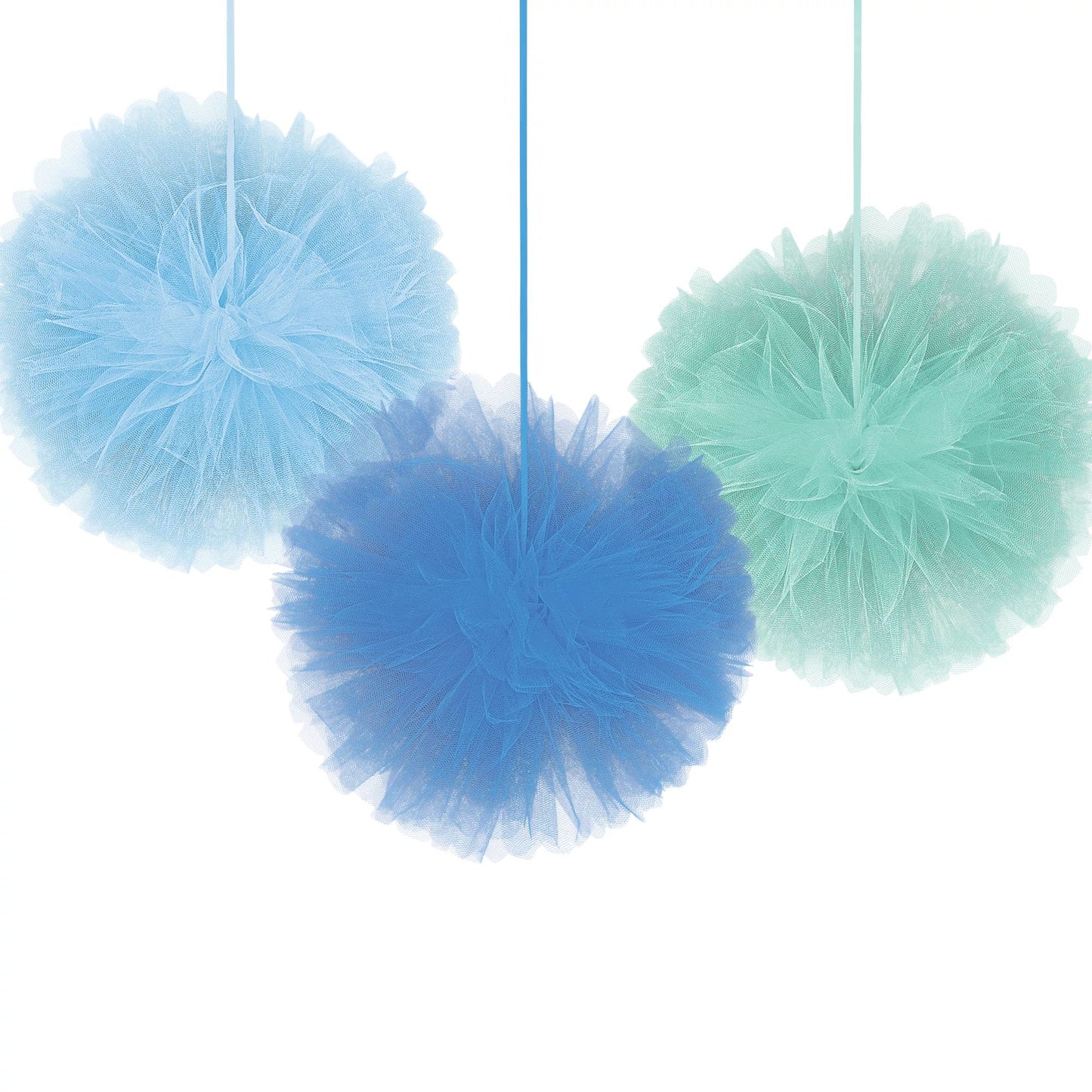 FLUFFY TULLE DECOR BLUE