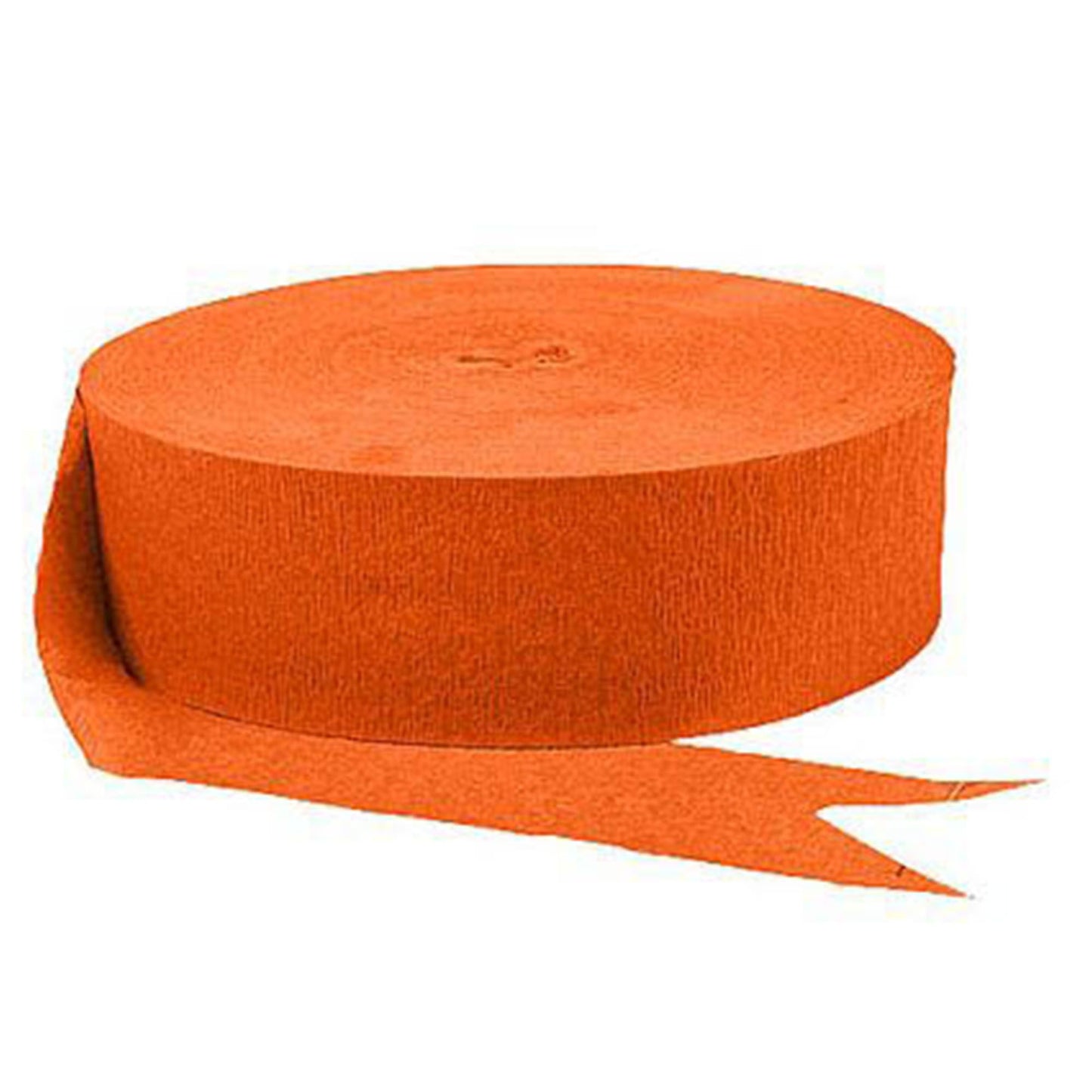 ORANGE PEEL 500' CREPE STREAMER
