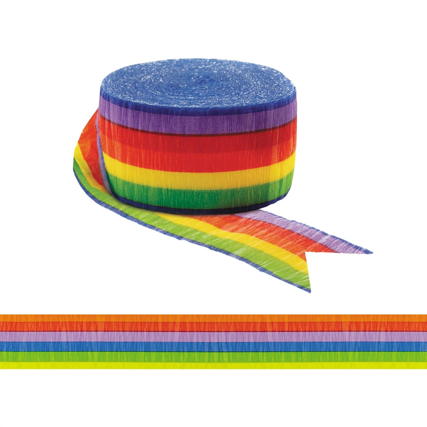 RAINBOW 81' CREPE STREAMER