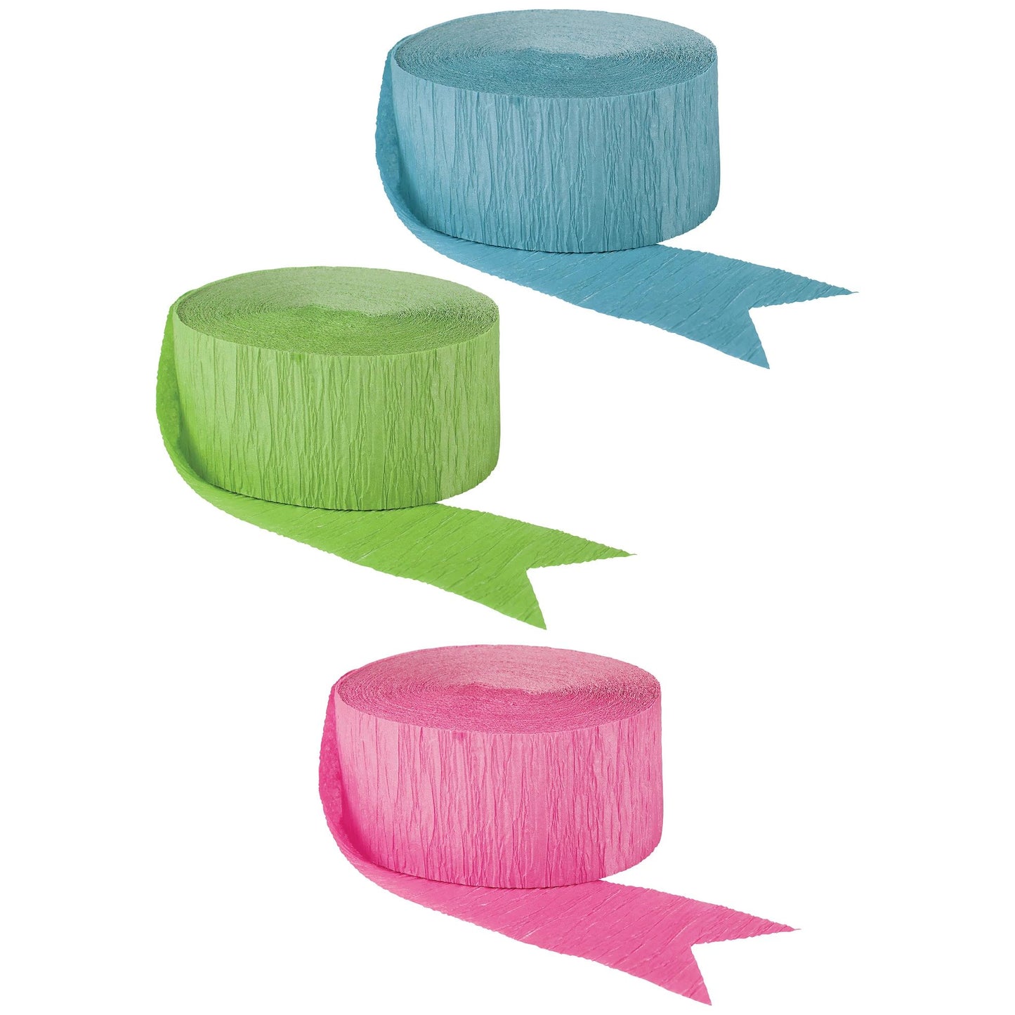 GLOW PARTY NEON STREAMER 3PK