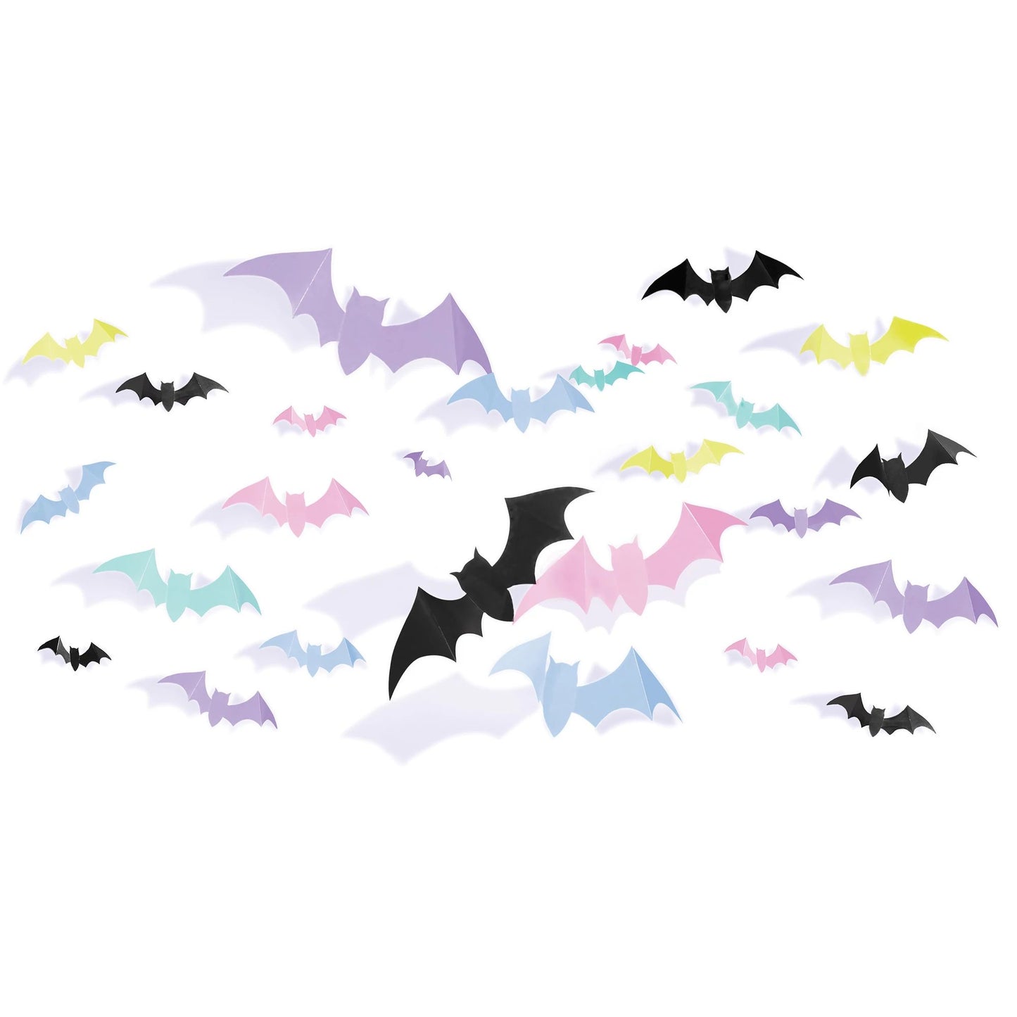 PASTEL HALLOWEEN CUTOUT BAT DECOR