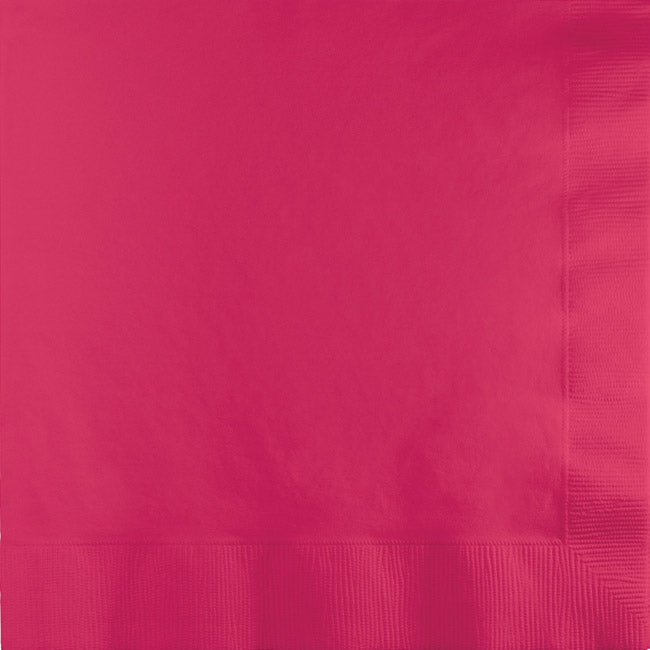 HOT MAGENTA LUNCH NAPKIN 50CT
