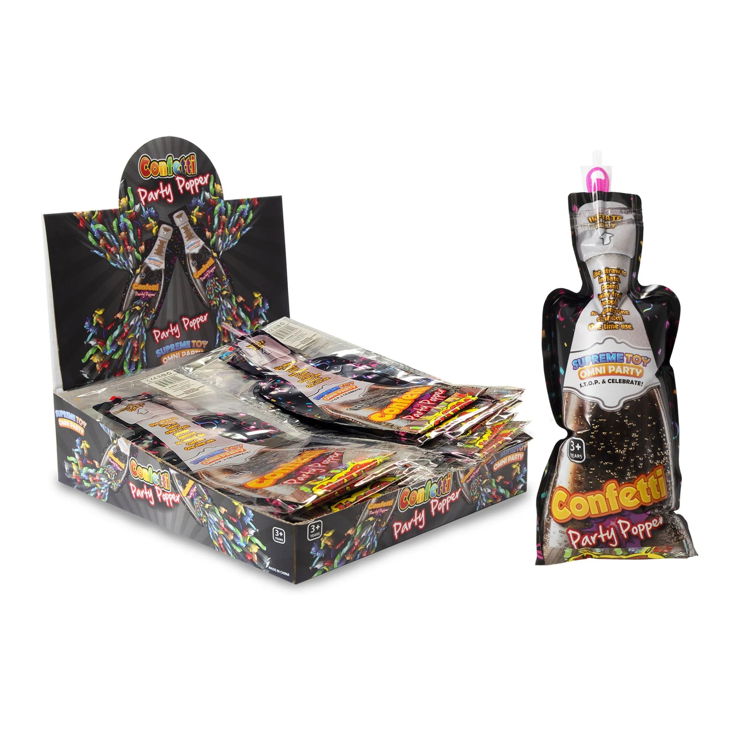 CONFETTI PARTY POPPER SQUEEZE
