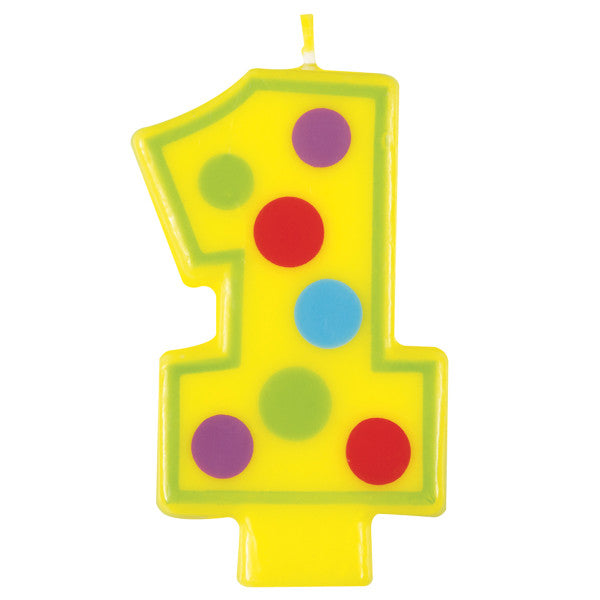 #1 DECORATIVE BIRTHDAY CANDLE