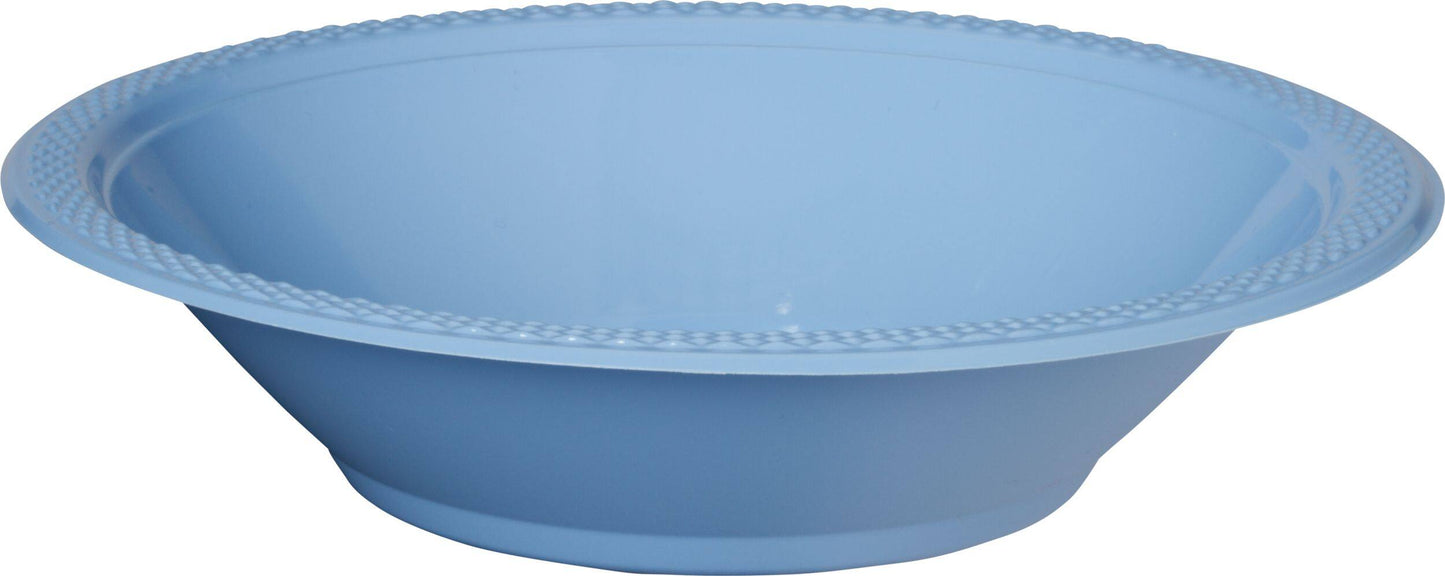 12OZ PLASTIC BOWLS PASTEL BLUE