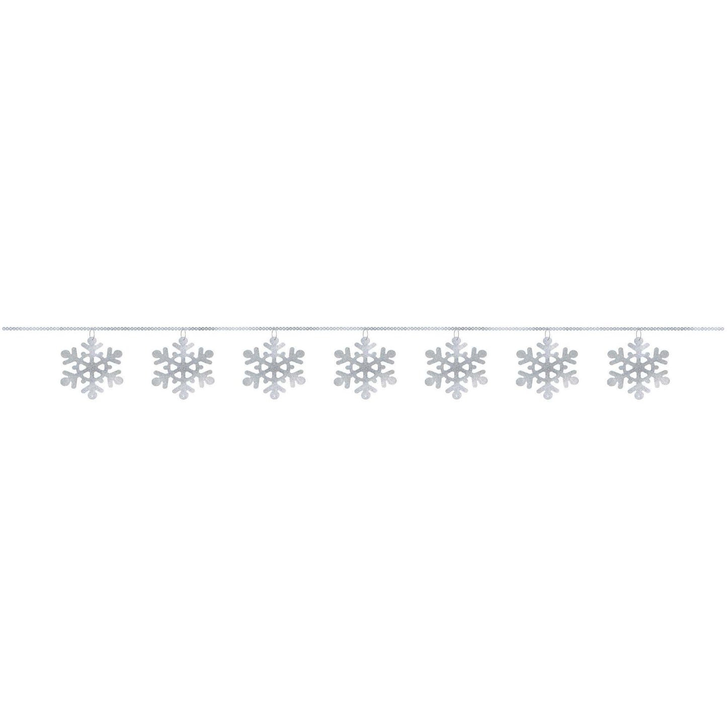 SNOWFLAKE SEQUIN GARLAND