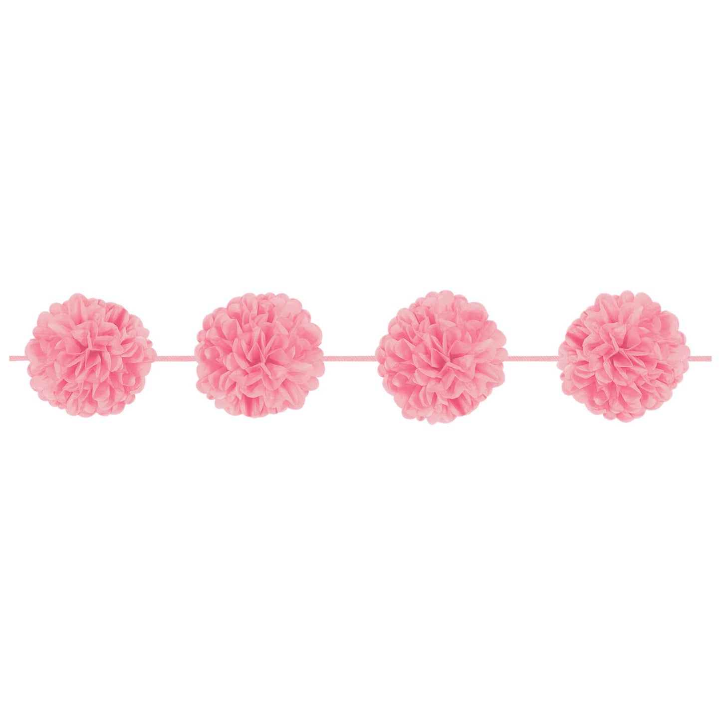 NEW PINK FLUFFY GARLAND