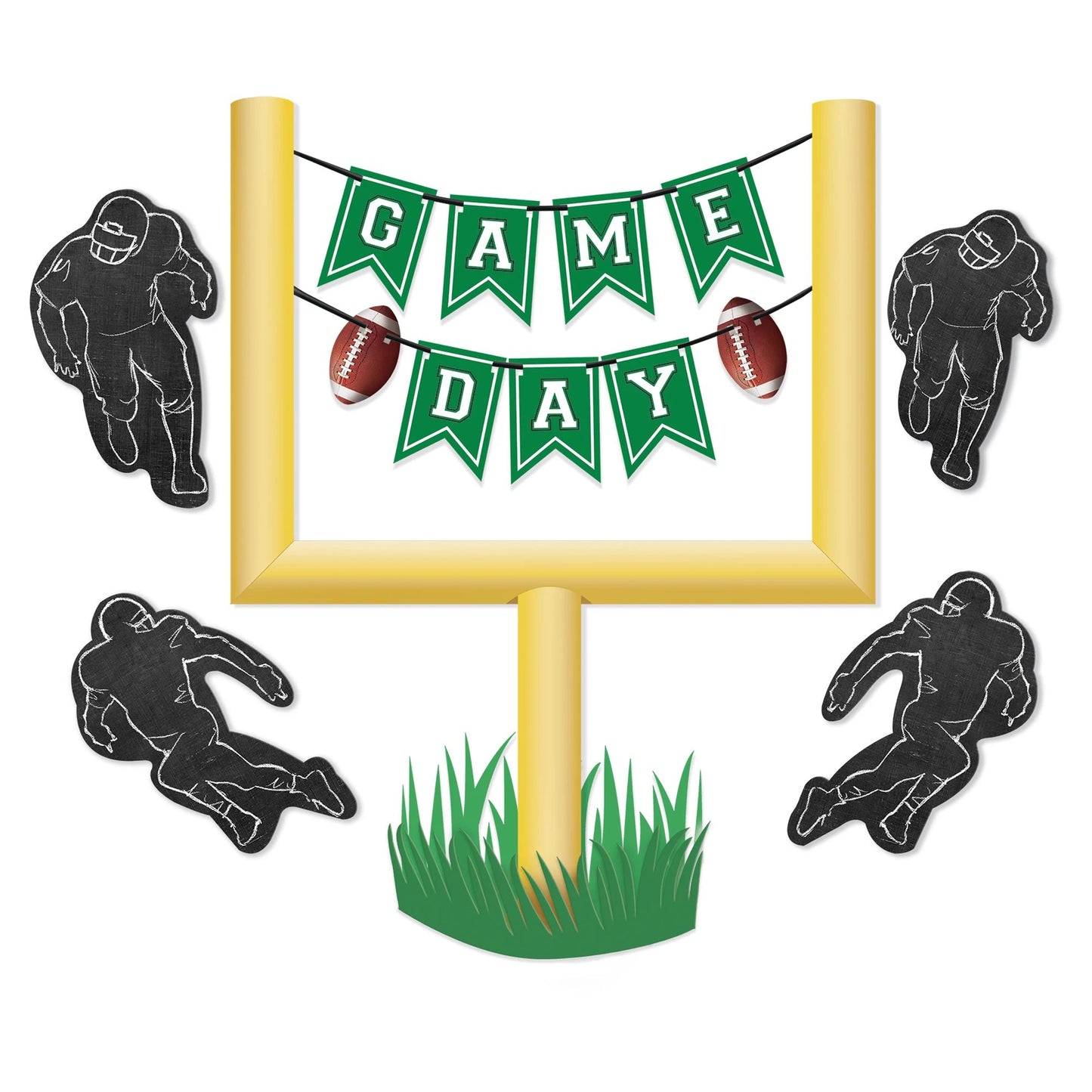 FOOTBALL WALL DECOR KIT