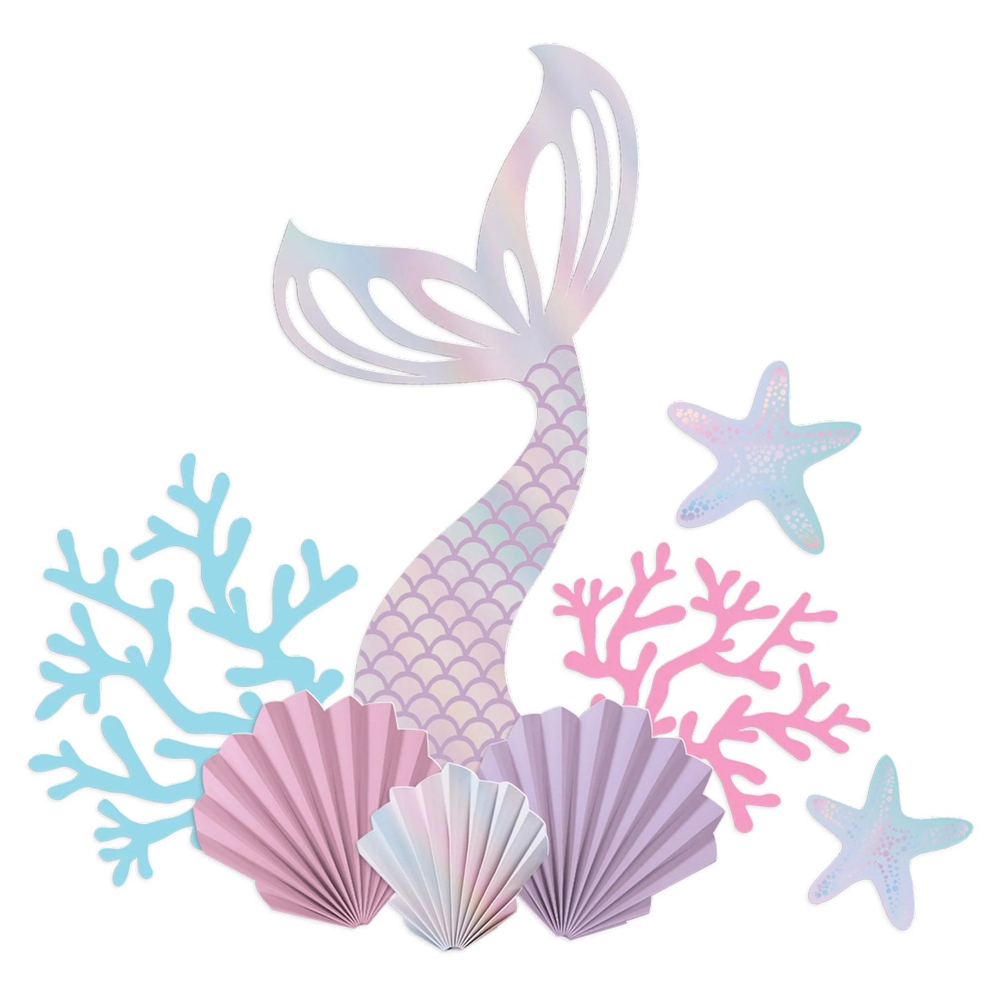 SHIMMERING MERMAID WALL DECOR