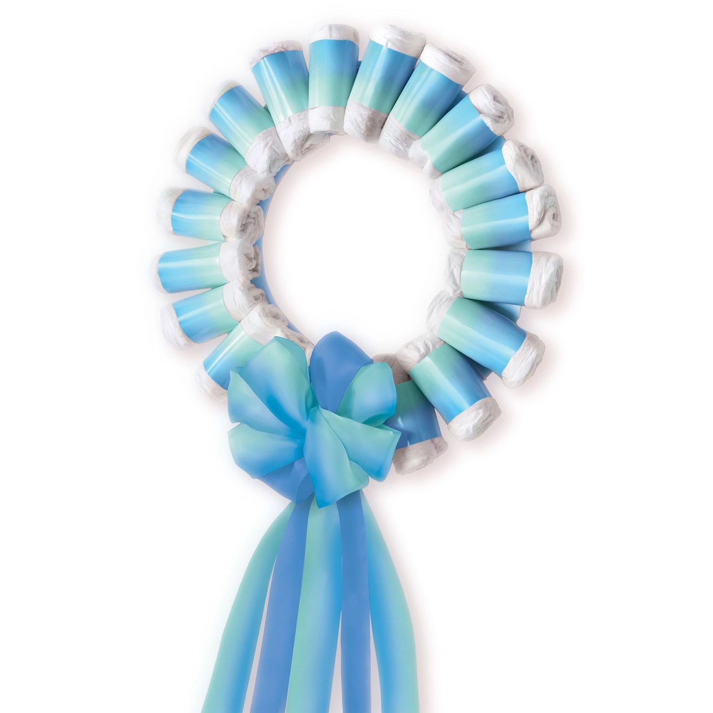 DIAPER WREATH KIT - BOY