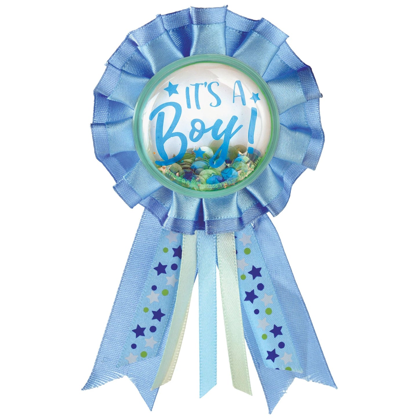 IT'S A BOY CONFETTI AWARD RIBBON