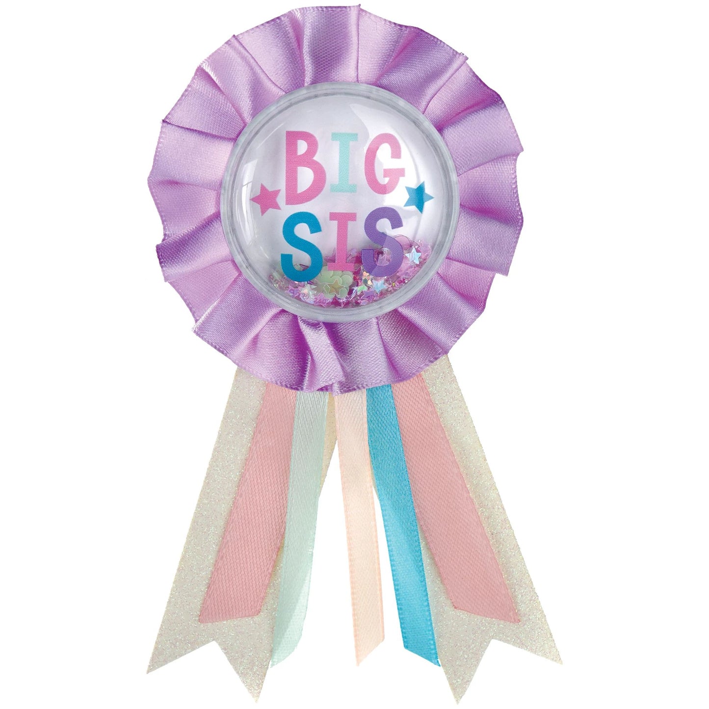 BIG SIS CONFETTI AWARD RIBBON
