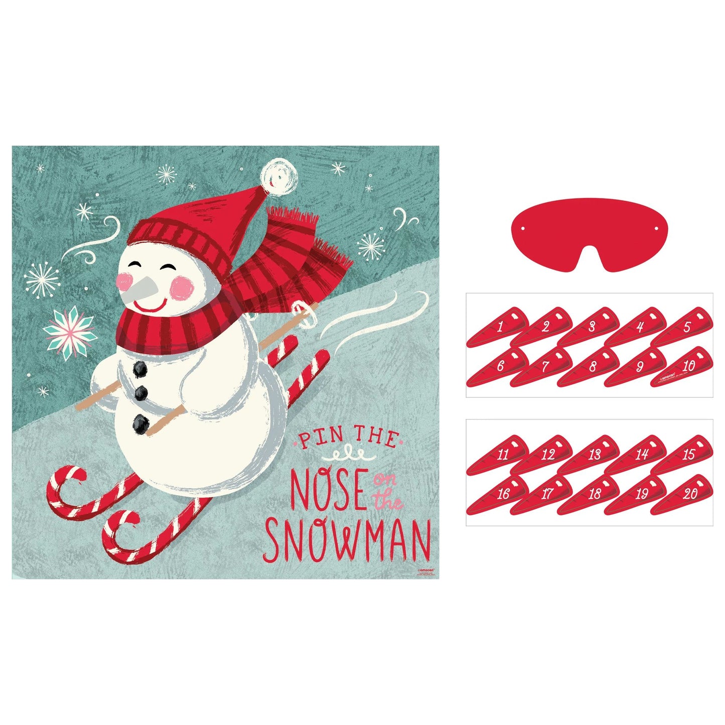 PIN THE NOSE ON THE SNOWMAN