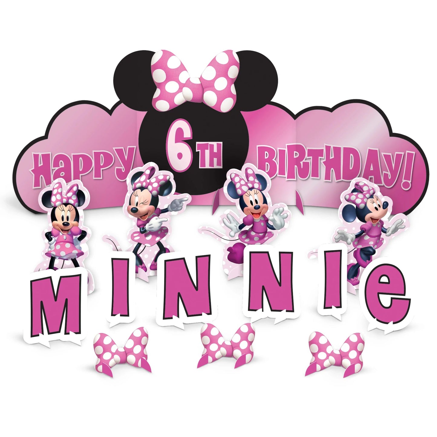 MINNIE MOUSE TABLE DECOR KIT