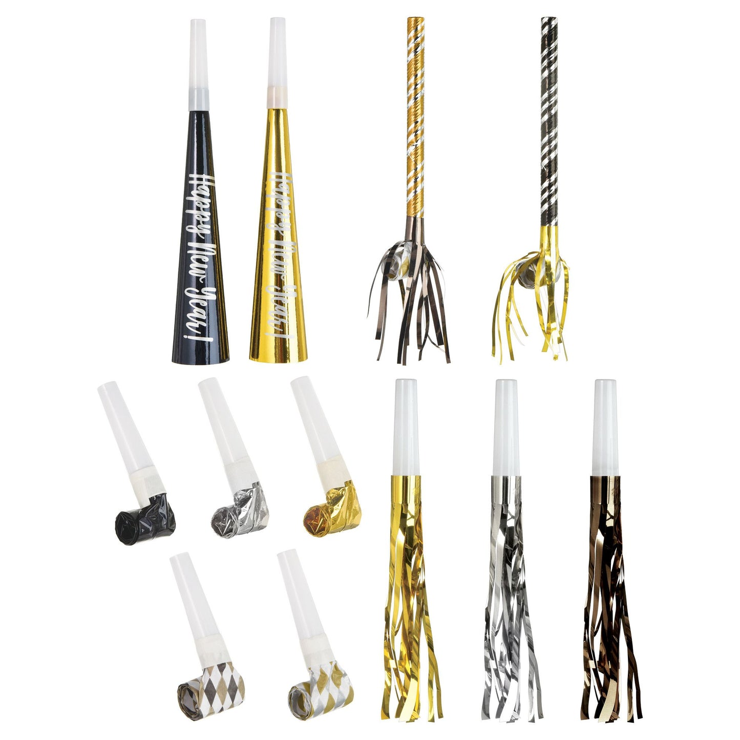 NEW YEARS HORNS & BLOWOUTS