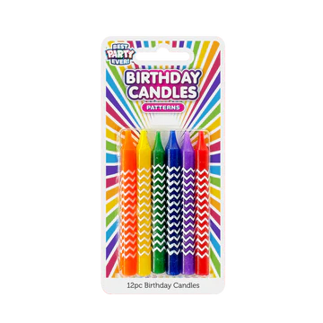 BDAY CANDLES - CHEVRONS