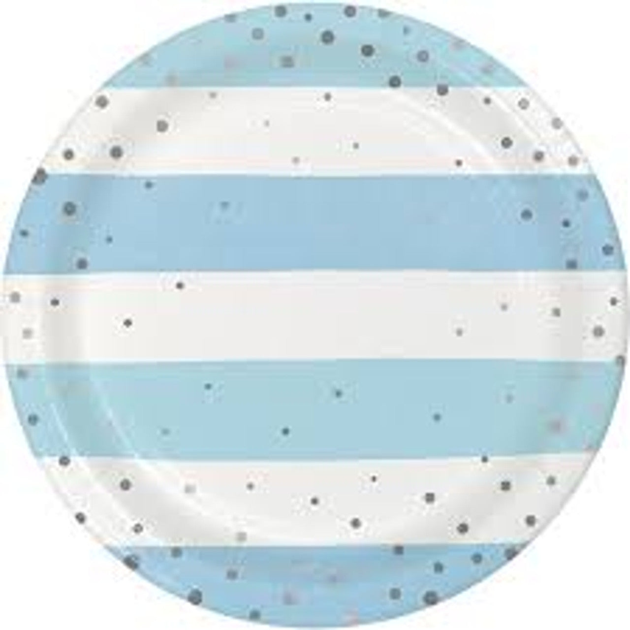 BLUE SILVER CELEB 7" PLATES