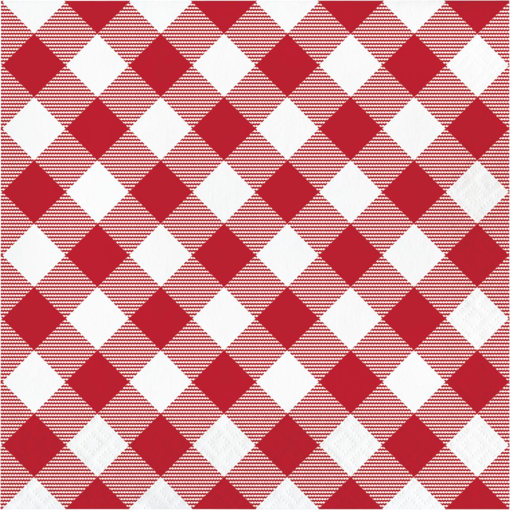 CLASSIC GINGHAM RED/WHT LN
