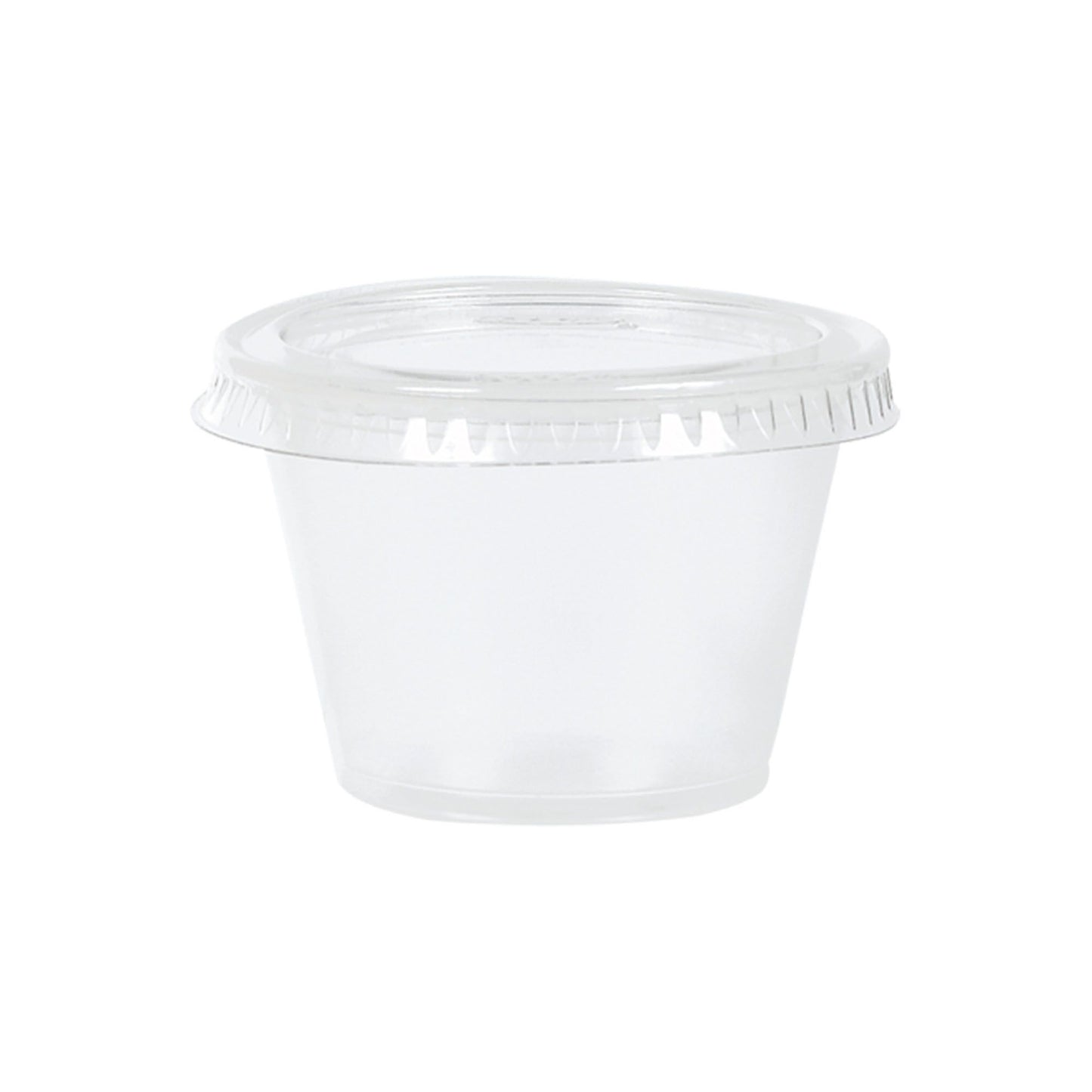 2.5OZ GELATIN SHOT GLASSES W/ LIDS - 40CT