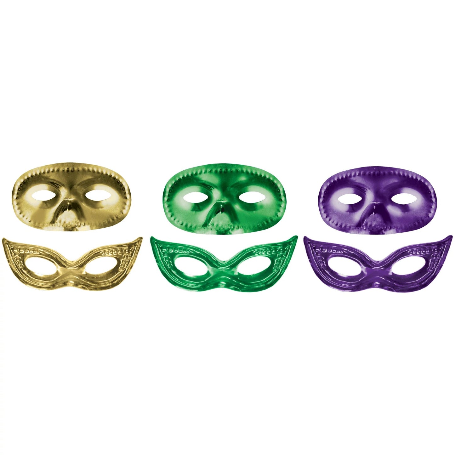 MARDI GRAS MULTIPACK MET MASKS