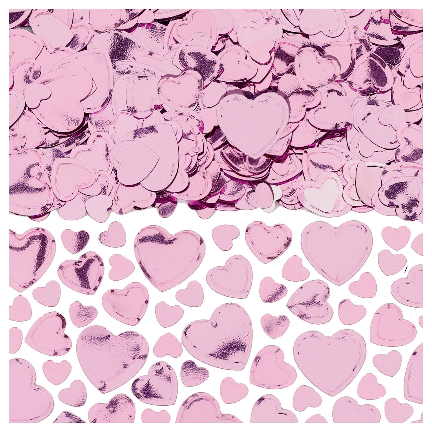 CONFETTI HEARTS LIGHT PINK