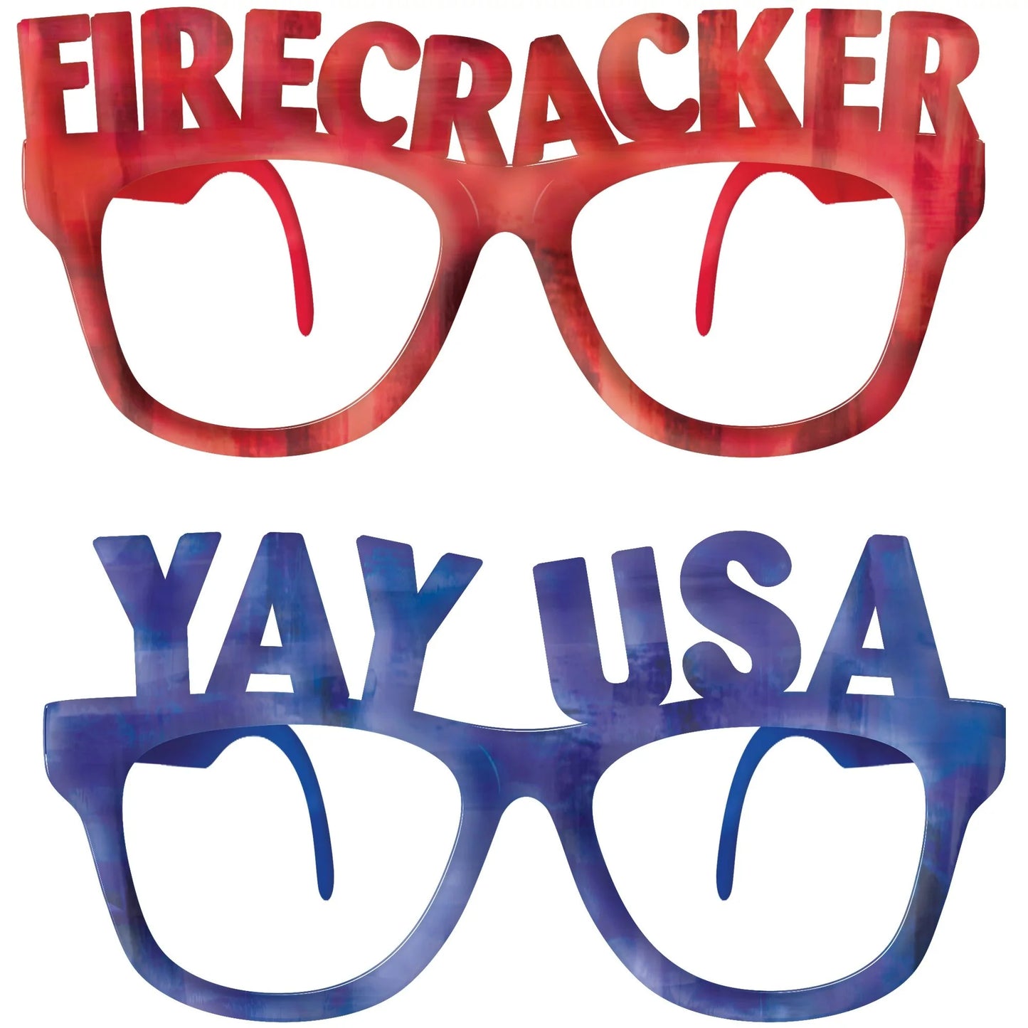PATRIOTIC GLASSES 6CT