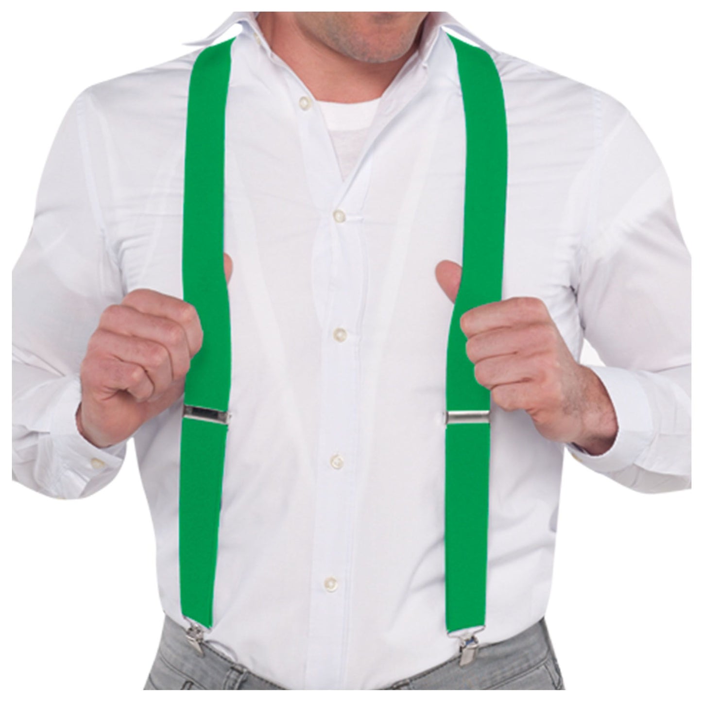 SUSPENDERS GREEN