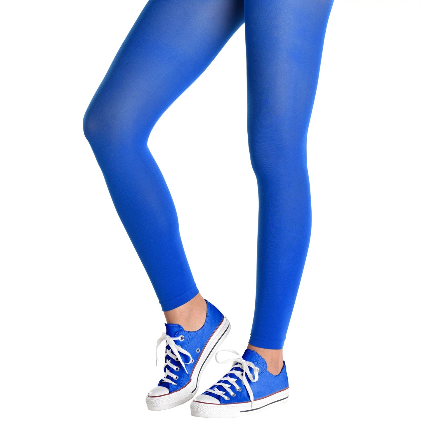 BLUE FOOTLESS TIGHTS