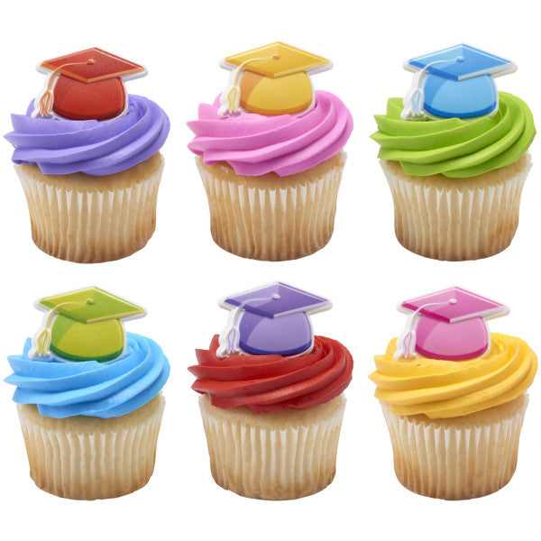 BRIGHT GRAD CAP RINGS
