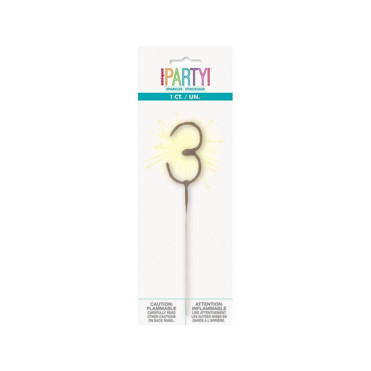3 7" SPARKLER CANDLE