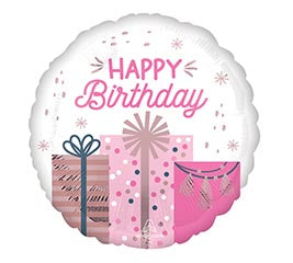 PASTEL BIRTHDAY 18" MYLAR