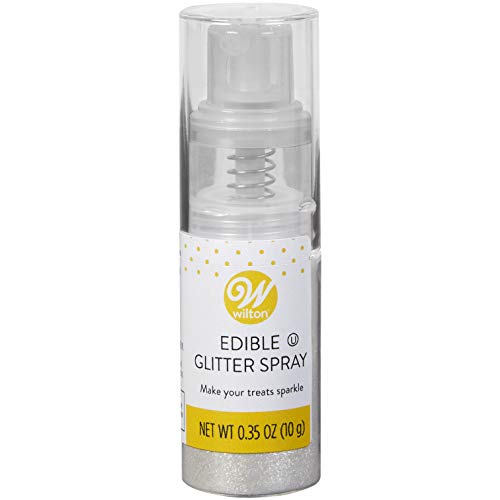 SILVER EDIBLE GLITTER SPRAY