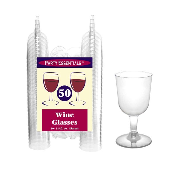 5.5 OZ WINE GLASSES 50CT