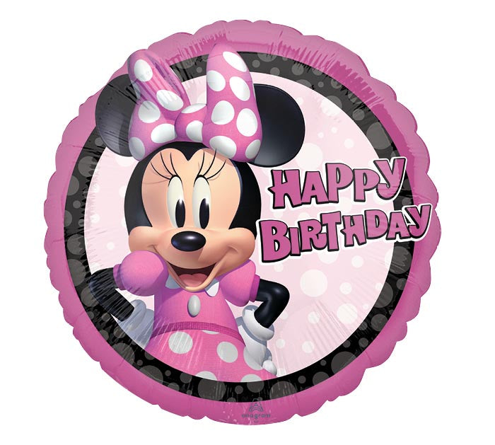 MINNIE MOUSE FRVR BDAY 18" MYLA